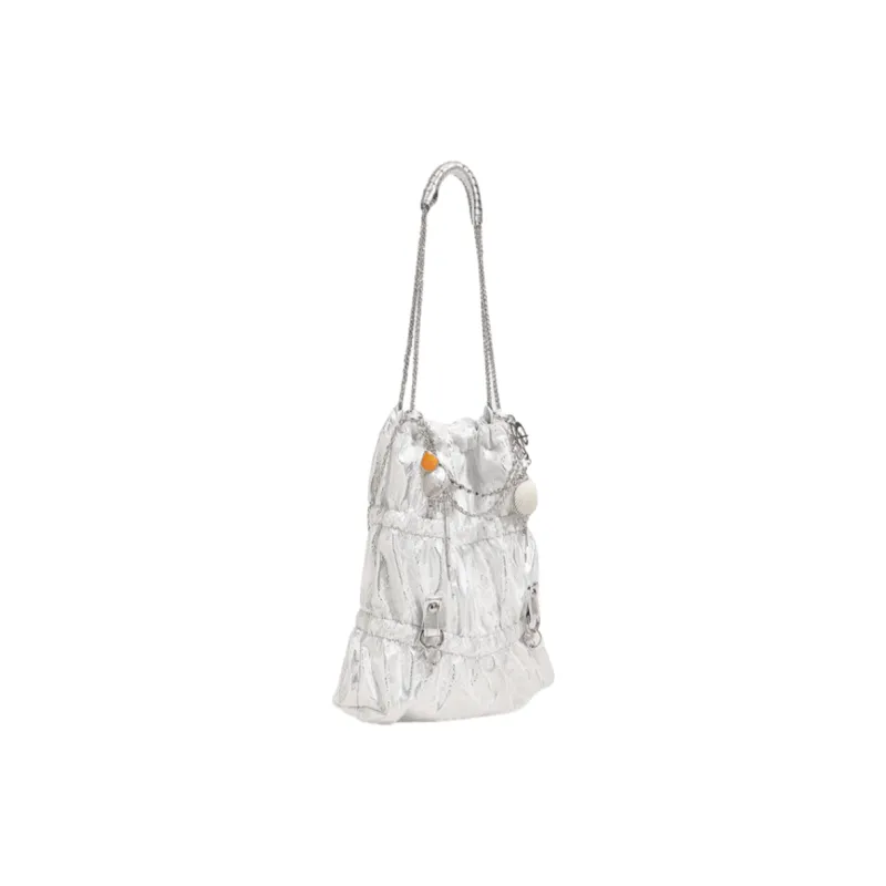 NOMK PU Handbag, Shoulder Bag Women's White/Black-1