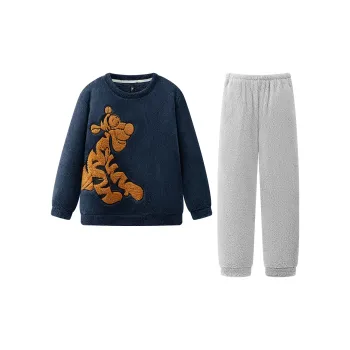 Gongdie x Disney Pajama Set Men's Dark Blue