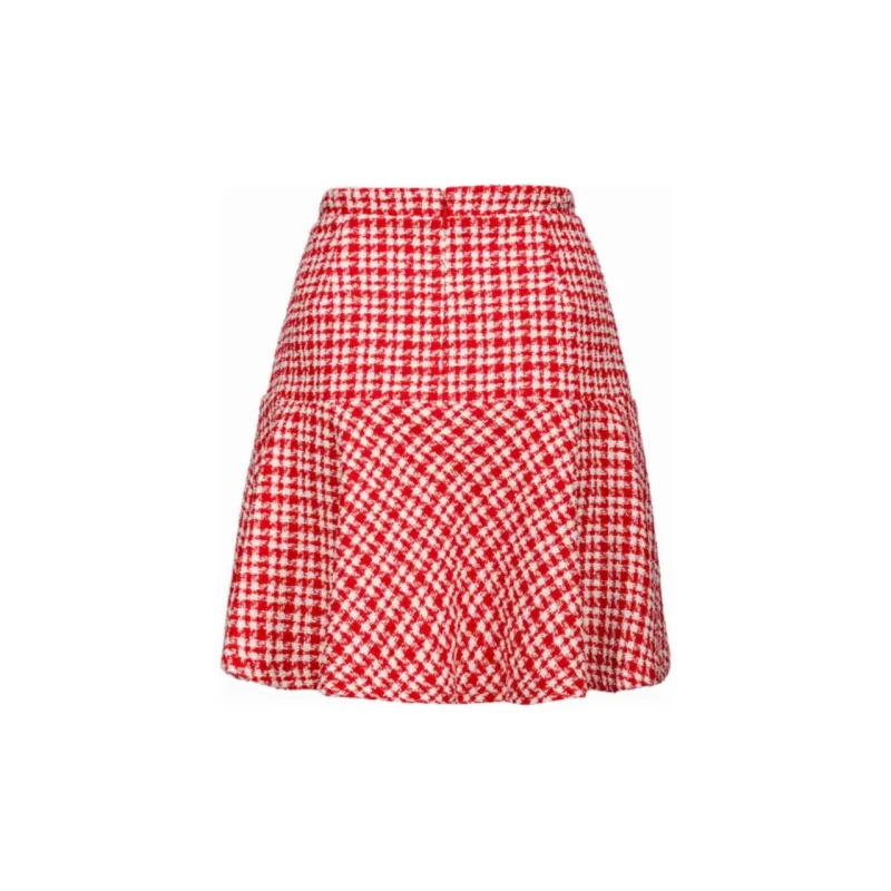 PINKO FW23 Casual Short Skirts Women's Pink-1