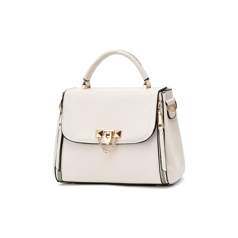 Weymond PVC One Shoulder Crossbody Handbag Regular Women's White/Black/Red/Peach/Khaki/Green-2