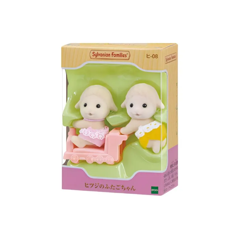 Sylvanian Families Sheep Twins Dolls Plush Doll Small Size Tall-1