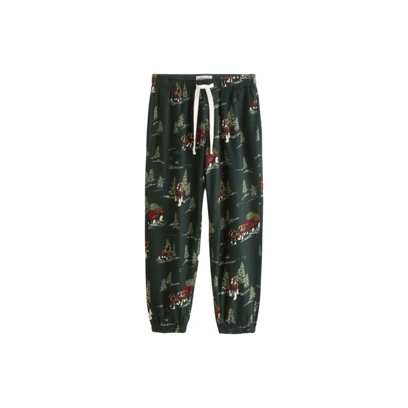 AF Pajama Pants Men's Dark Green-0