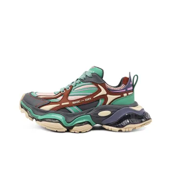 KMD Cushioning, Breathable, Height Increasing Low Top Chunky Sneakers Women's