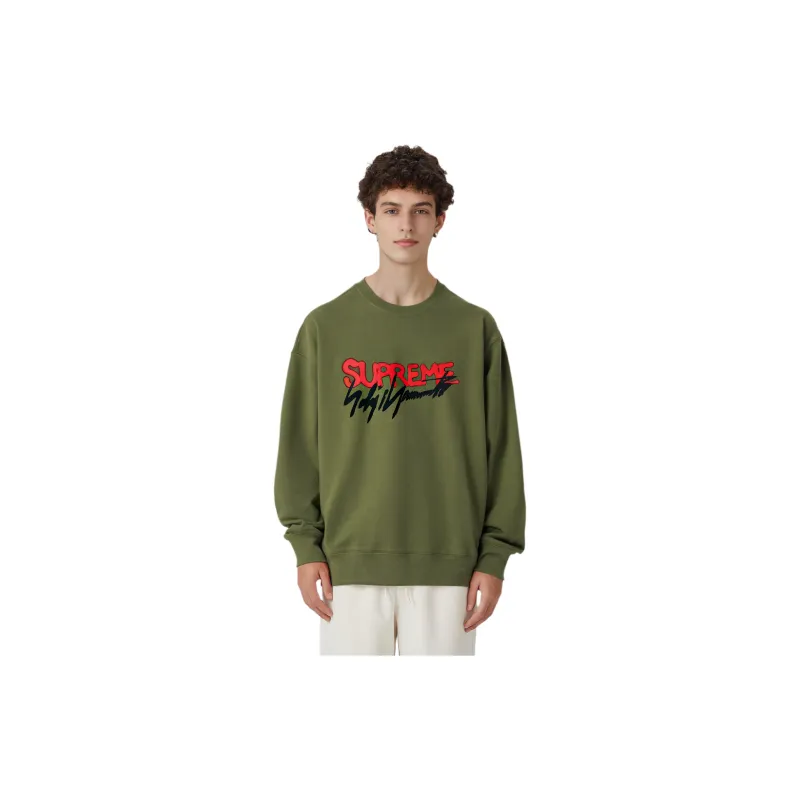 Supreme X Yohji Yamamoto Crewneck-2