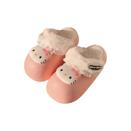 Thin Strips x Sanrio Cotton Slippers Women's, Orange Pink