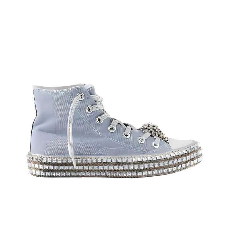 FREE PEOPLE Cruise High-Top Skateboard Shoes Women's Blue-1