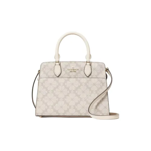 Kate Spade Polyvinyl Chloride Crossbody One Shoulder Handbag Small Size Women's Dark Beige Multicolor