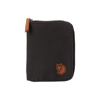 Fjallraven Polyester Blended Cotton Wallet Unisex Dark Gray