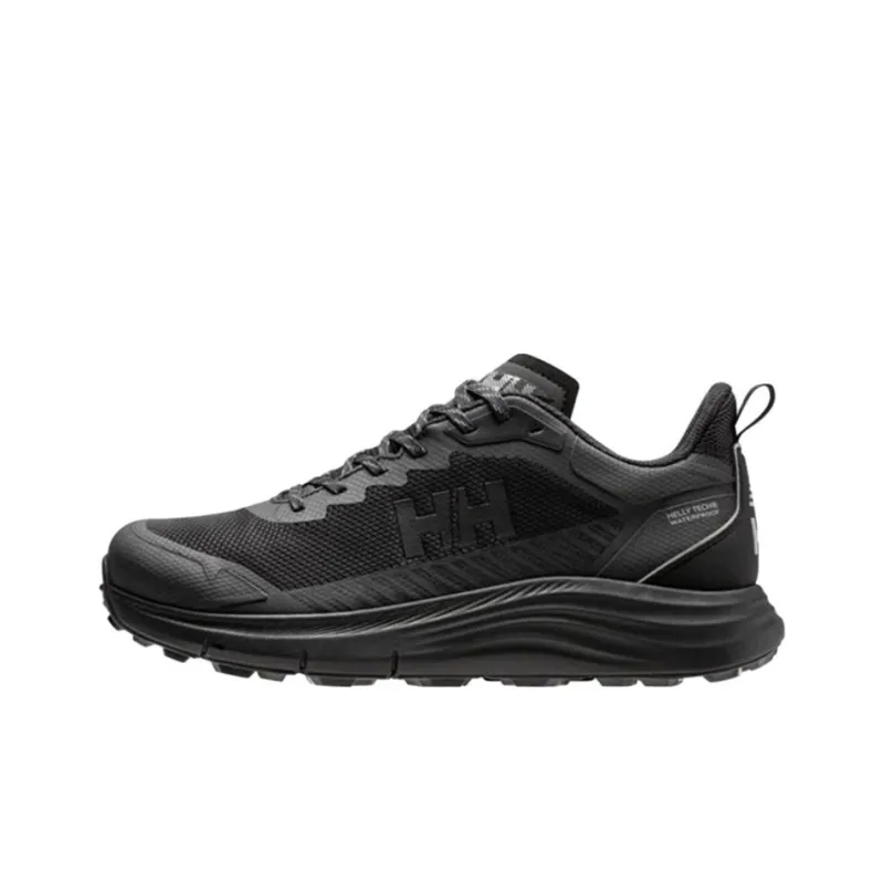 HELLY HANSEN Slip Resistant Waterproof Low Top Hiking Shoes Men's Black-0