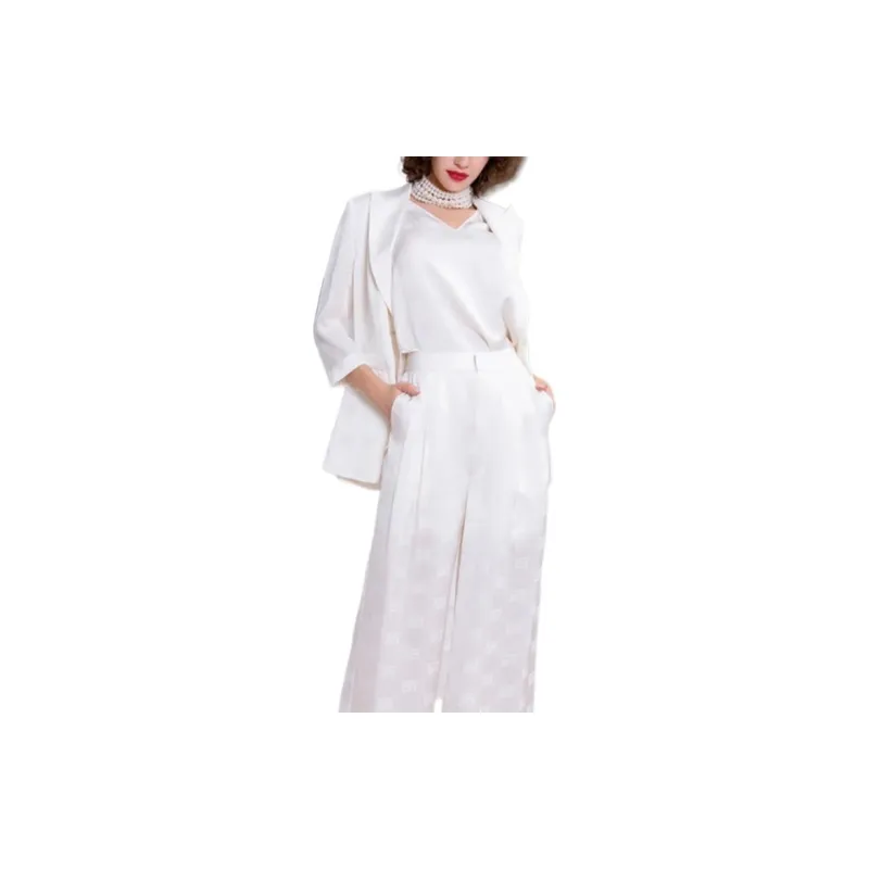BESIONIA FW23 Business Suits Coats Women's Beige-3