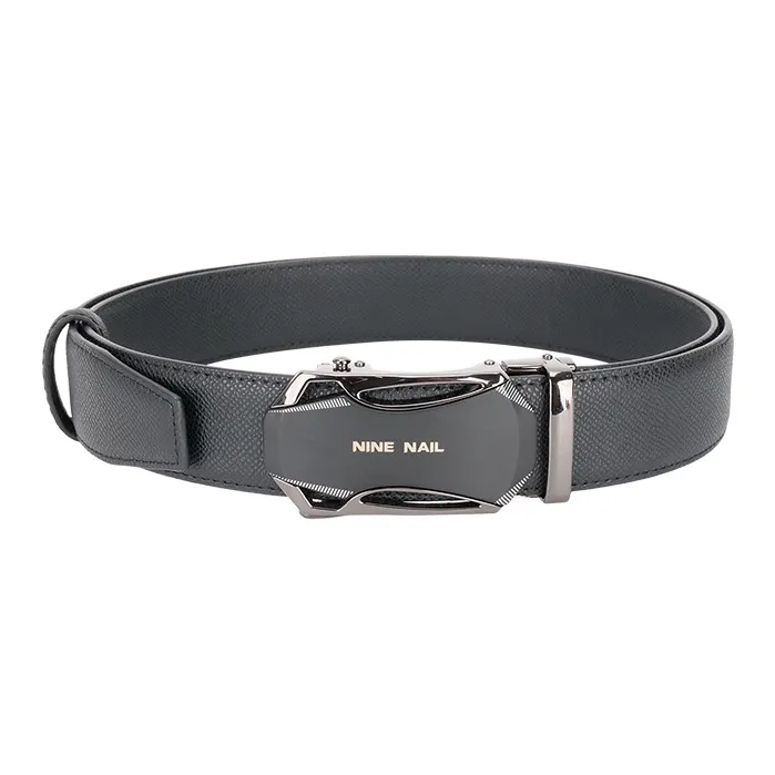 NINE NAIL Cow Leather Leather Belts Men's Width  3.5cm-2