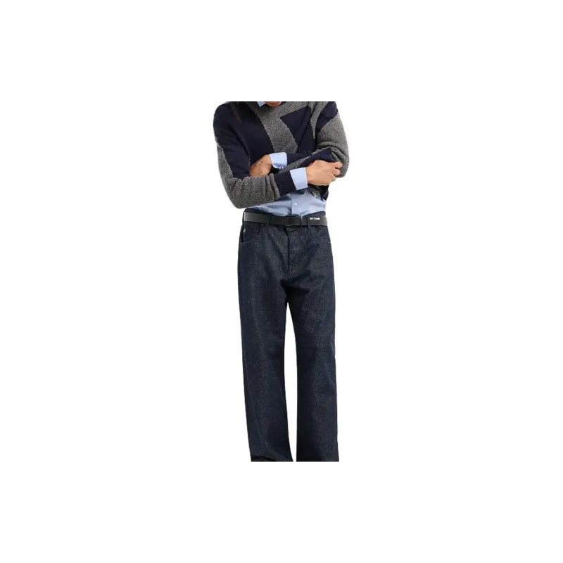 EMPORIO ARMANI FW24 Sweater Men's Dark Blue-4