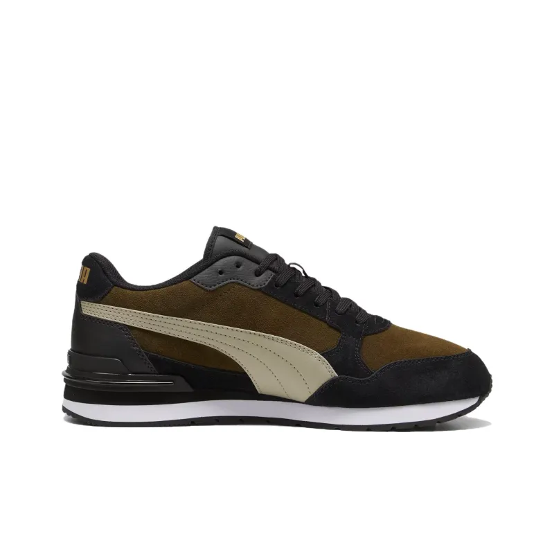 PUMA St Runner Cushioning, Wear Resistant Low Top Casual Shoes Unisex Dark Green-1