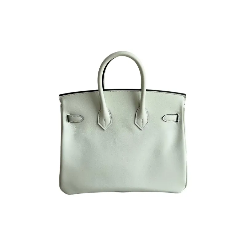 HERMES Birkin Swift Leather Birkin Bag Handbag Regular Women's 0S Vert Fizz Bubble Green-2