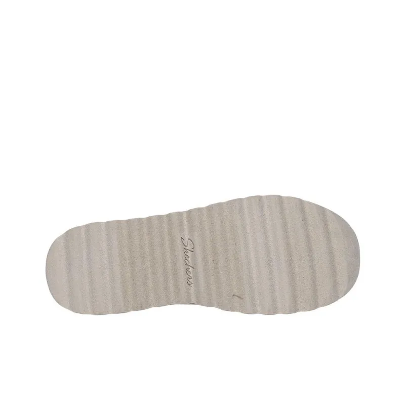 Skechers Cozy Abrasion-Resistant Slip-Resistant Wrap-toe Slippers Women's Taupe-4