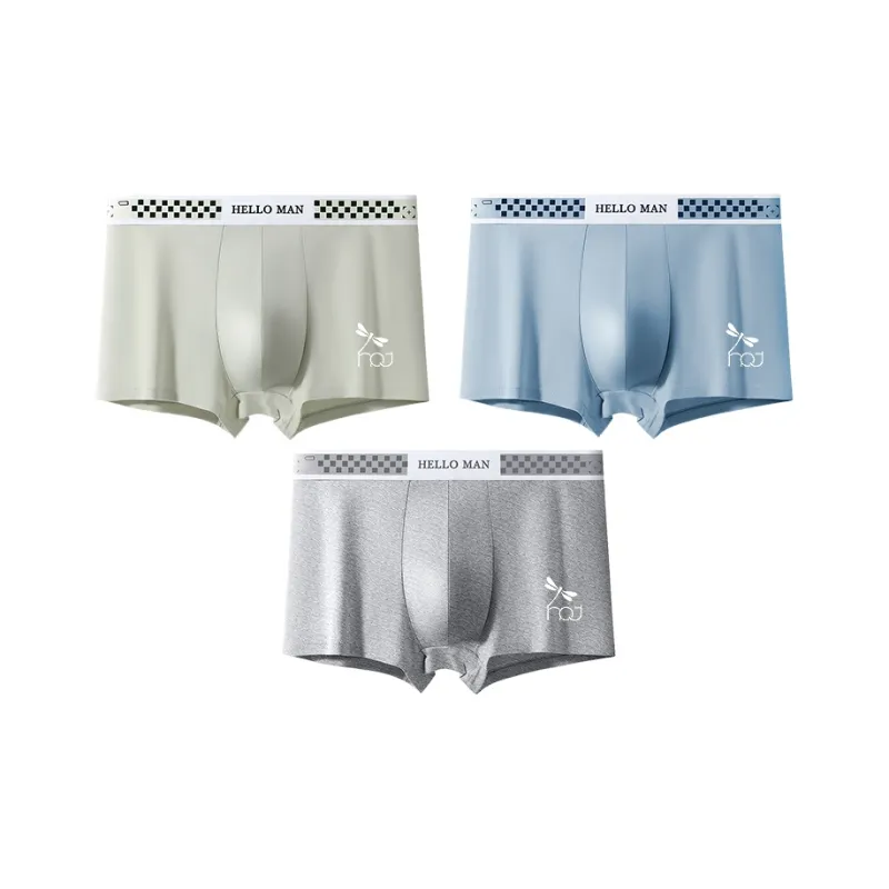 RED DRAGONFLY Cotton Panties Men's Gift Box Set 3 Pack-12