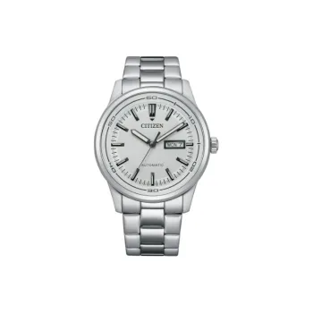 CITIZEN Mechanical Watch Series Automatic Mechanical Movement Stainless Steel Strap Watch Men's Watches Silver Dial