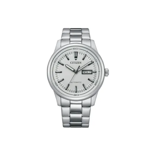 CITIZEN Mechanical Watch Series Automatic Mechanical Movement Stainless Steel Strap Watch Men's Watches Silver Dial