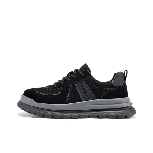 HANG TEN Low Top Casual Shoes Men's White Jelly Black