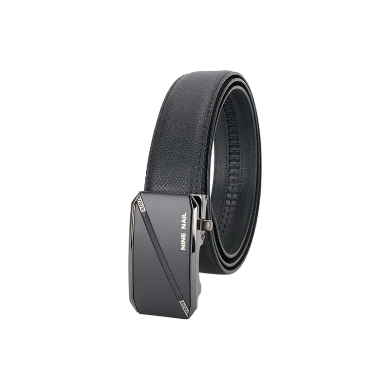 NINE NAIL Cow Leather Leather Belts Men's Width  3.5cm-1