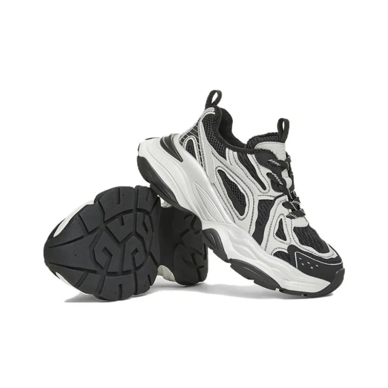 Tata Shock Absorbers With Slip Resistant And Abrasion Resistant Properties Low Top Chunky Sneakers Women's-4