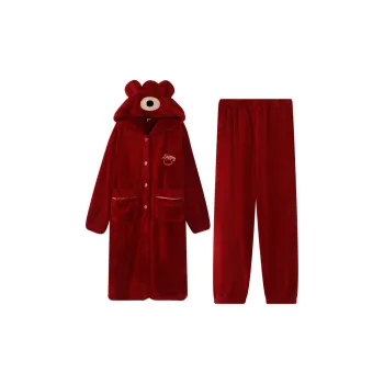 X QINGE Men Bath Robes