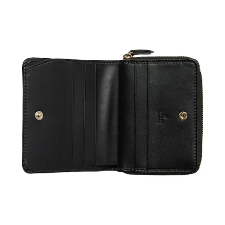GUCCI GG Marmont Leather Wallet Mini Women's Black-3