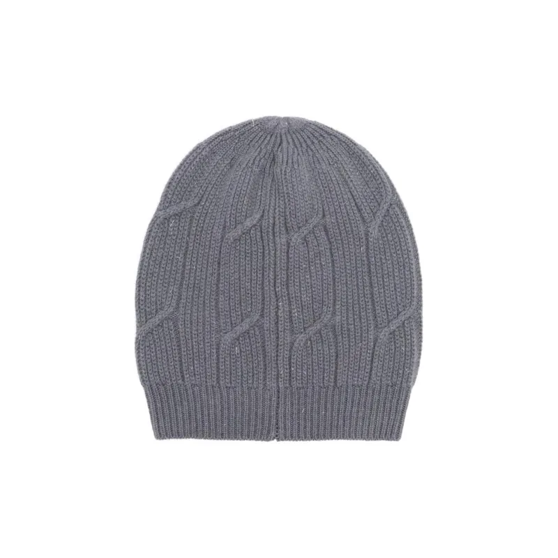 PESERICO Lurex Beanie Hat-1