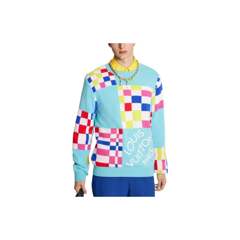 LOUIS VUITTON SS21 Sweater Men's Blue-1