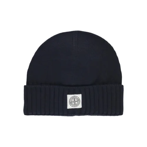 STONE ISLAND Logo Patch Ribbed Beanie