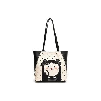 BRINCH PU Tote Bag Shopping Bag Crossbody Bag Shoulder Bag Women's Coffee Beauty/Brown/Black