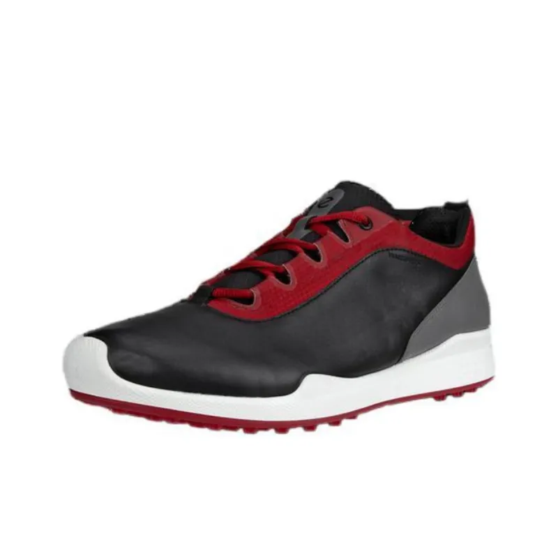 Ecco Golf Biom Hybrid Anti-Slip Wear-Resistant Low-Top Golf Shoes Men's Black Red-2