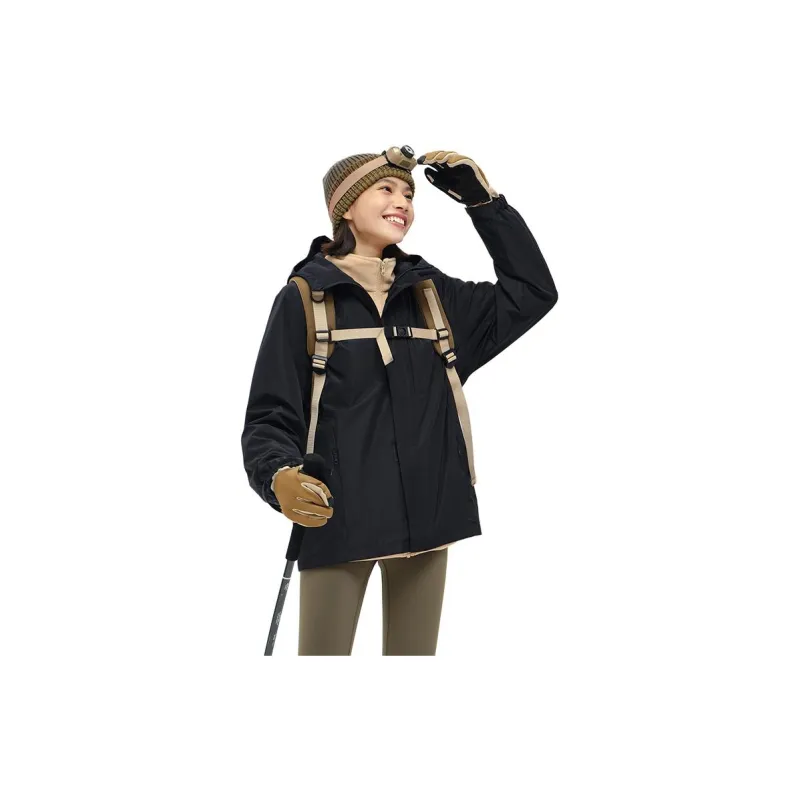 PONY Jackets Coats Unisex Black-4