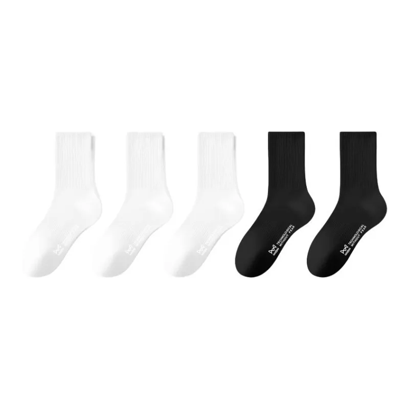 MIIOW Mid Calf Socks Men's 5 Pack-2