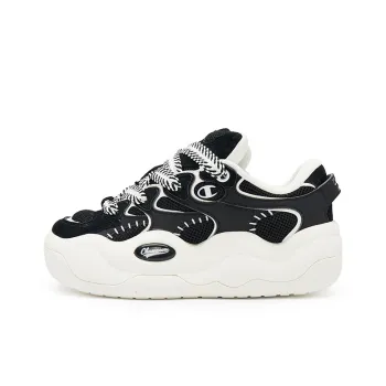 Champion Cloud Monster Skateboard Shoes Men's Black/Milk White