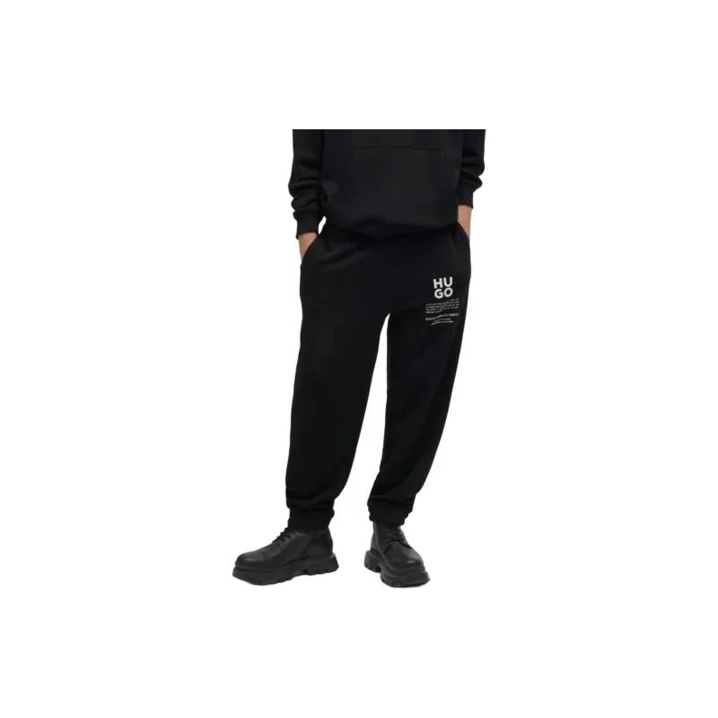HUGO BOSS Logo And Slogans Print Track Pants-1