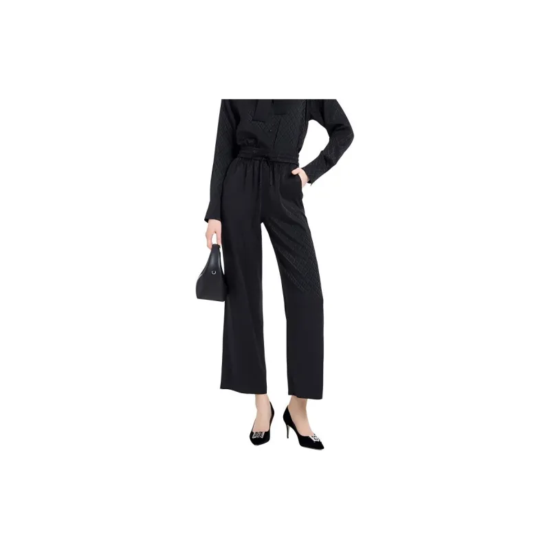 BESIONIA FW23 Casual Pants Women's Black-2