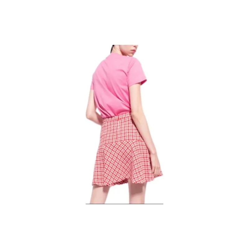 PINKO FW23 Casual Short Skirts Women's Pink-4