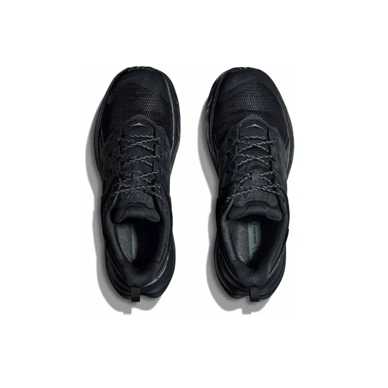 HOKA ONE ONE Anti Slip Wear Resistant Low Top Running Shoes Men's Black-1