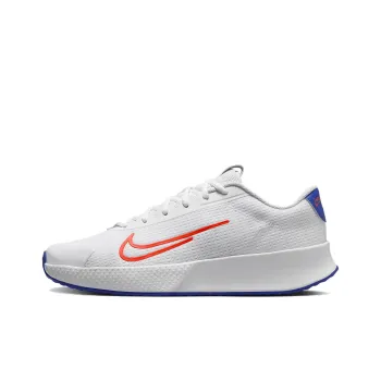 Nike Court Vapor Lite 2 Abrasion Resistant Low Top Tennis Shoes Men's White