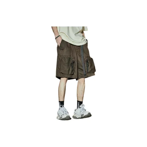 ALL IN Cargo Shorts Men Coffee Brown