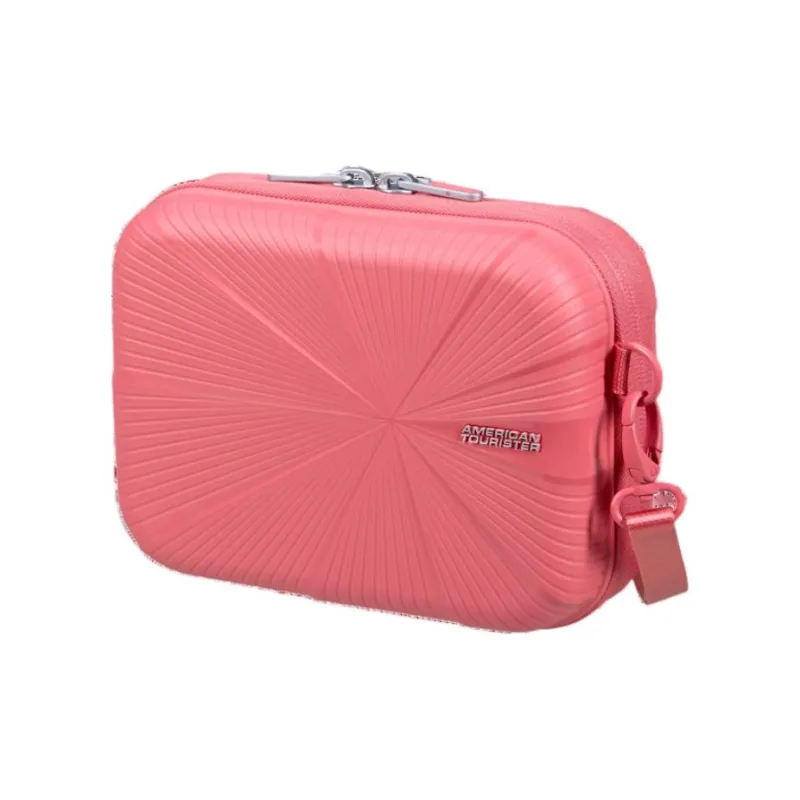AMERICAN TOURISTER Polypropylene Crossbody Bag Unisex Coral Red-1