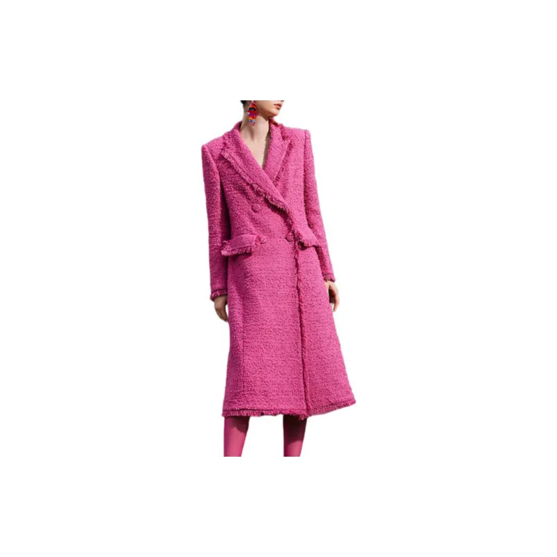 BESIONIA FW23 Coats Women's Pink-2