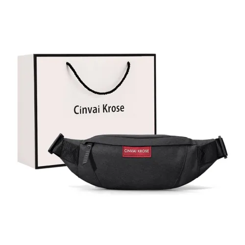 Simvay Clos Fabric Shoulder Bag Crossbody Bag Canvas Sling Bag Small Size Men's Black