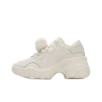PUMA Pulsar Wedge Anti Slip Wear Resistant Low Top Chunky Sneakers Women's White