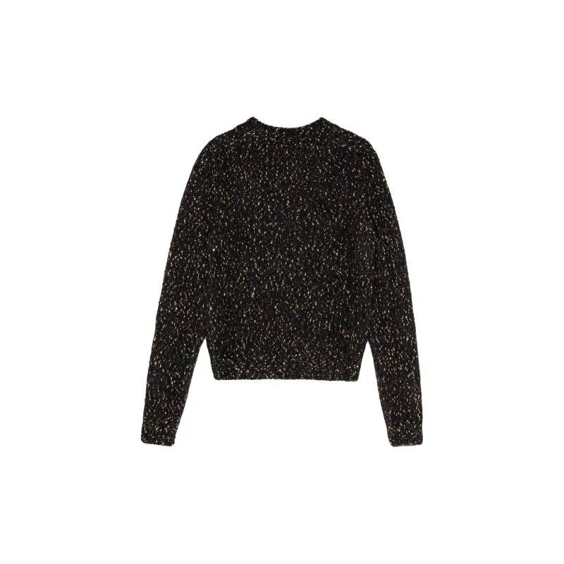 GANNI Logo Embroidered Knit Jumper-1