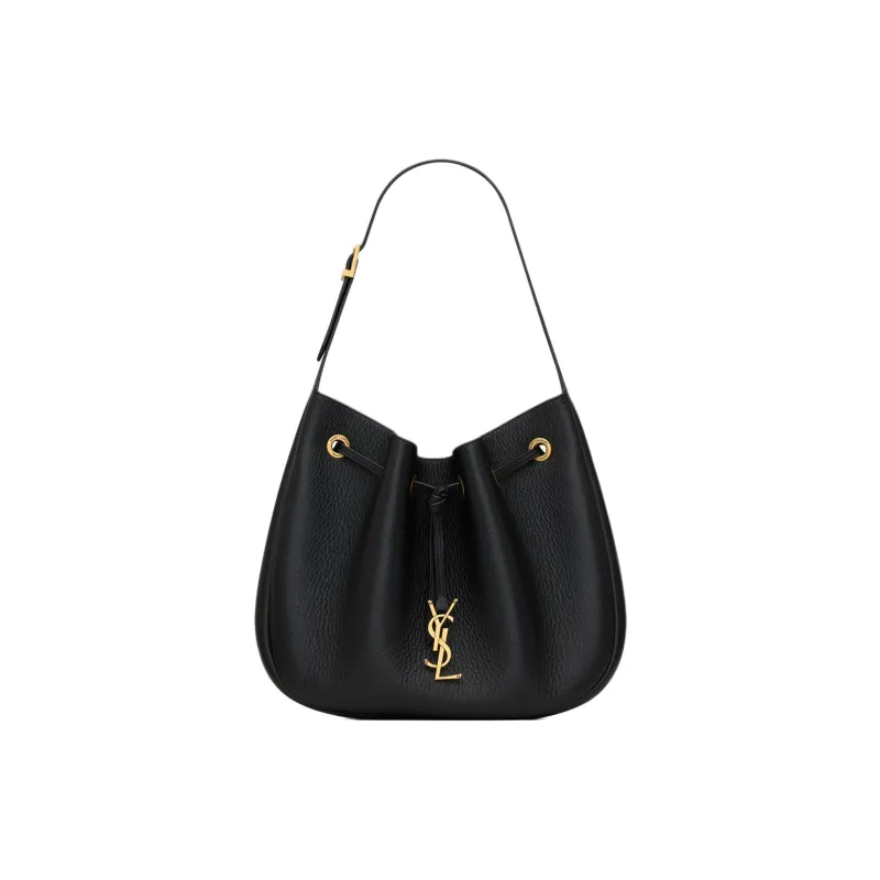 SAINT LAURENT Paris VII Small Hobo Leather Handbags-0