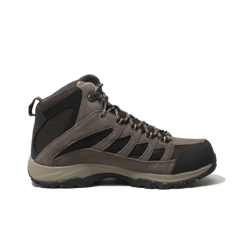 Columbia Crestwood Waterproof And Breathable High Top Outdoor Shoes Men's Black Brown-1