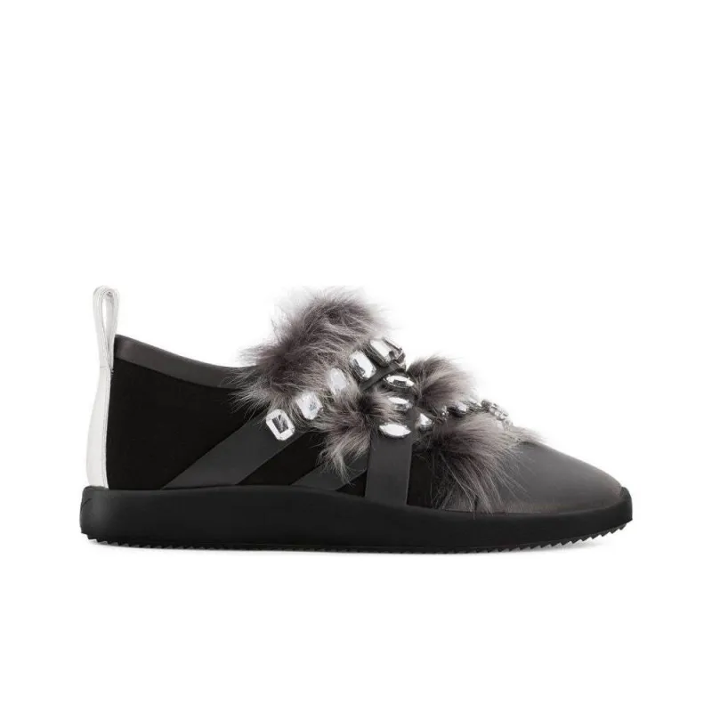 Giuseppe Zanotti/GZ Christie Winter Low-Top Casual Shoes Women's Black-1