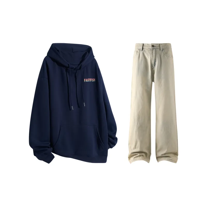 FASTFISH Sweatshirt Sets Unisex-47